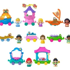 NEW 16 piece Disney Princess Fisher Price Little People Parade Float SEALED