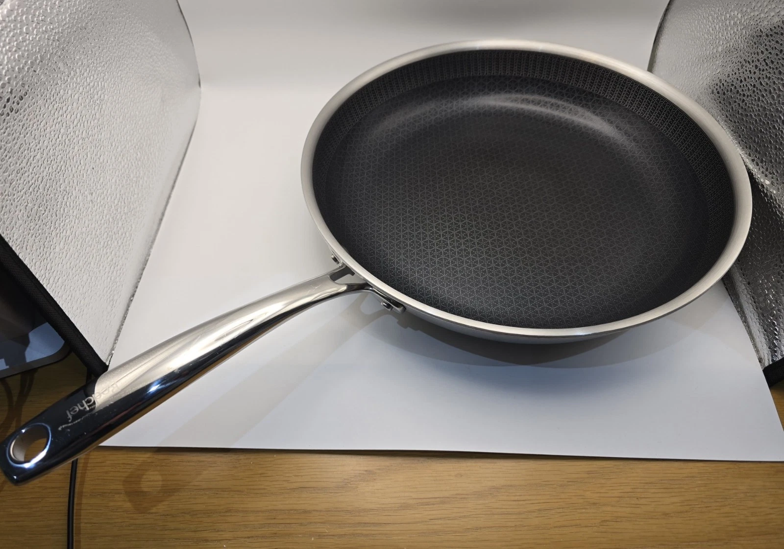 Redchef 28cm Hybrid Non Stick Frying Pan Tri-Ply Stainless Steel Skillet