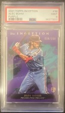 2021 Topps Inception - Alec Bohm #39 Purple /150 (RC)