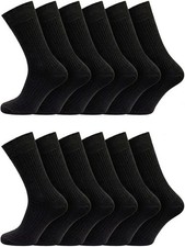 *** 9 PAIRS ***  ** 100% COTTON **  MENS LOOSE SOFT GRIP TOP COMFORT FIT SOCKS 