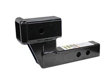 50397 Trailer Hitch Riser for 2 Inch 2 Receiver with 4 inch Rise/Drop