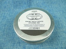Charbonnel Encre Taille Douce Etching Ink 200ml - 55981 Noir/Black - Free Ship