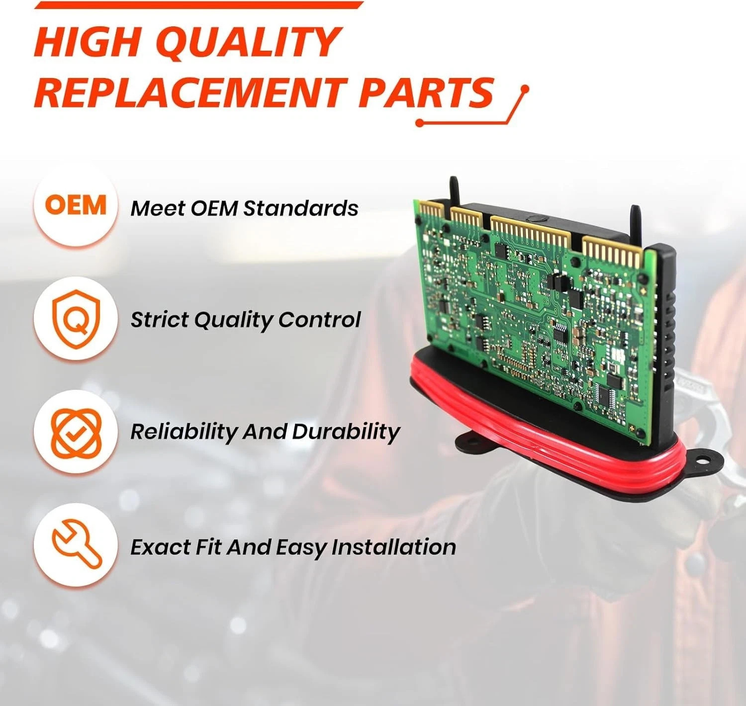 Headlight ECU Driver Control Module Unit fits BMW 528i 535i 550i M5 2014–2016