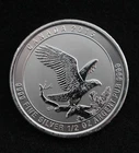2015 CANADA 1/2 oz FINE SILVER .9999 BALD EAGLE BIRD $2 BULLION COIN ROUND