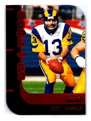 Kurt Warner 2000 Stadium Club Goal to Go #G8 St. Louis Rams