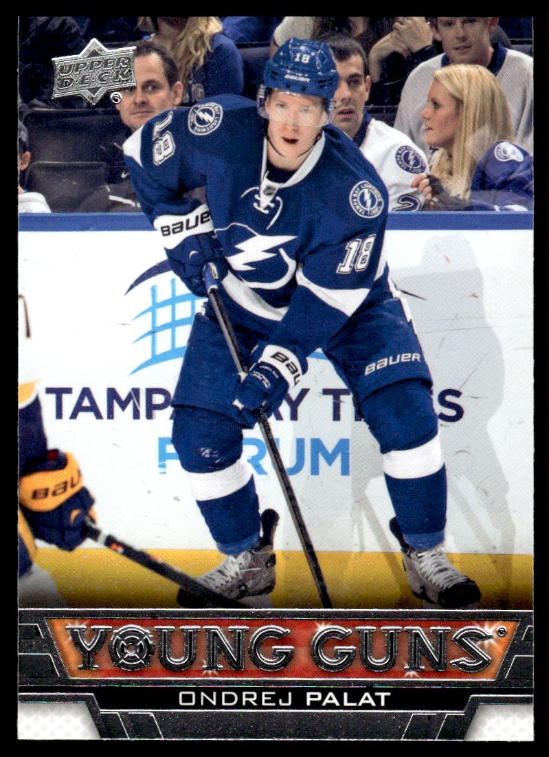 2013-14 Upper Deck Young Guns Ondrej Palat Rookie Tampa Bay Lightning #481