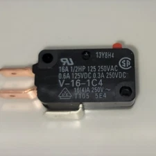 Omron V-16-1C4 16A 250V Miniature Pin Plunger Microswitch