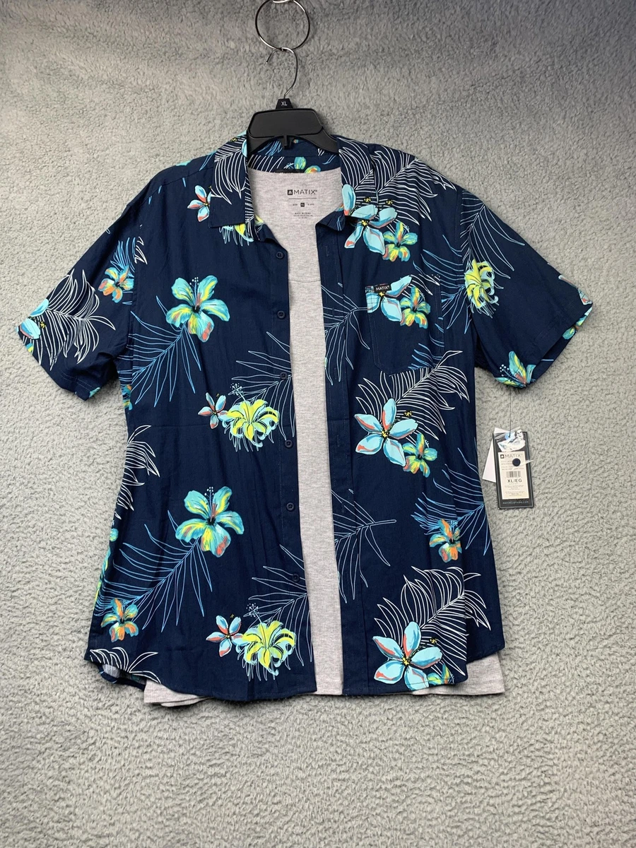 Ryehack Heren 2-delige korte sets casual Hawaïaans shirt en kort gestreept strandpak button down vakantie M-3XL, Wit, L