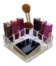 Acrylic Cosmetic Makeup Women Vanity Organizer Holder Storage Caddy Tray