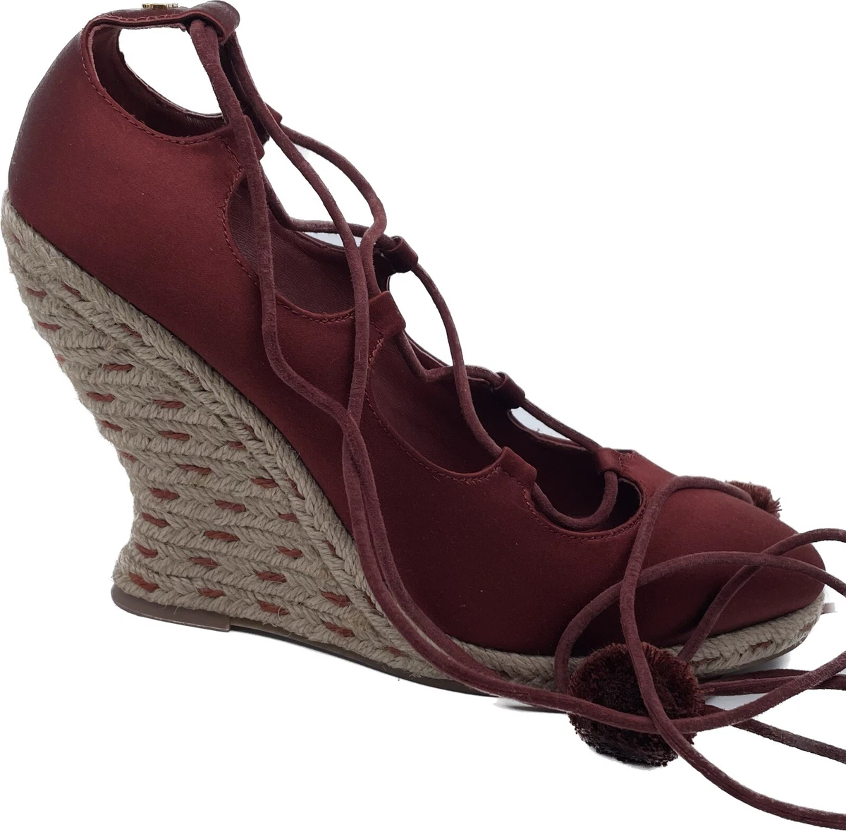 Tory Burch Wedge Lace Up Heels for Women for sale | eBay display picture 1