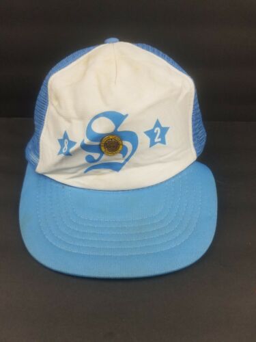 Vintage 1982 Senior League Softball Pin And Hat (H1)