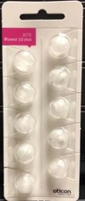 1 Pack Of Oticon 10mm Power Rite Domes. 10 Domes Total.