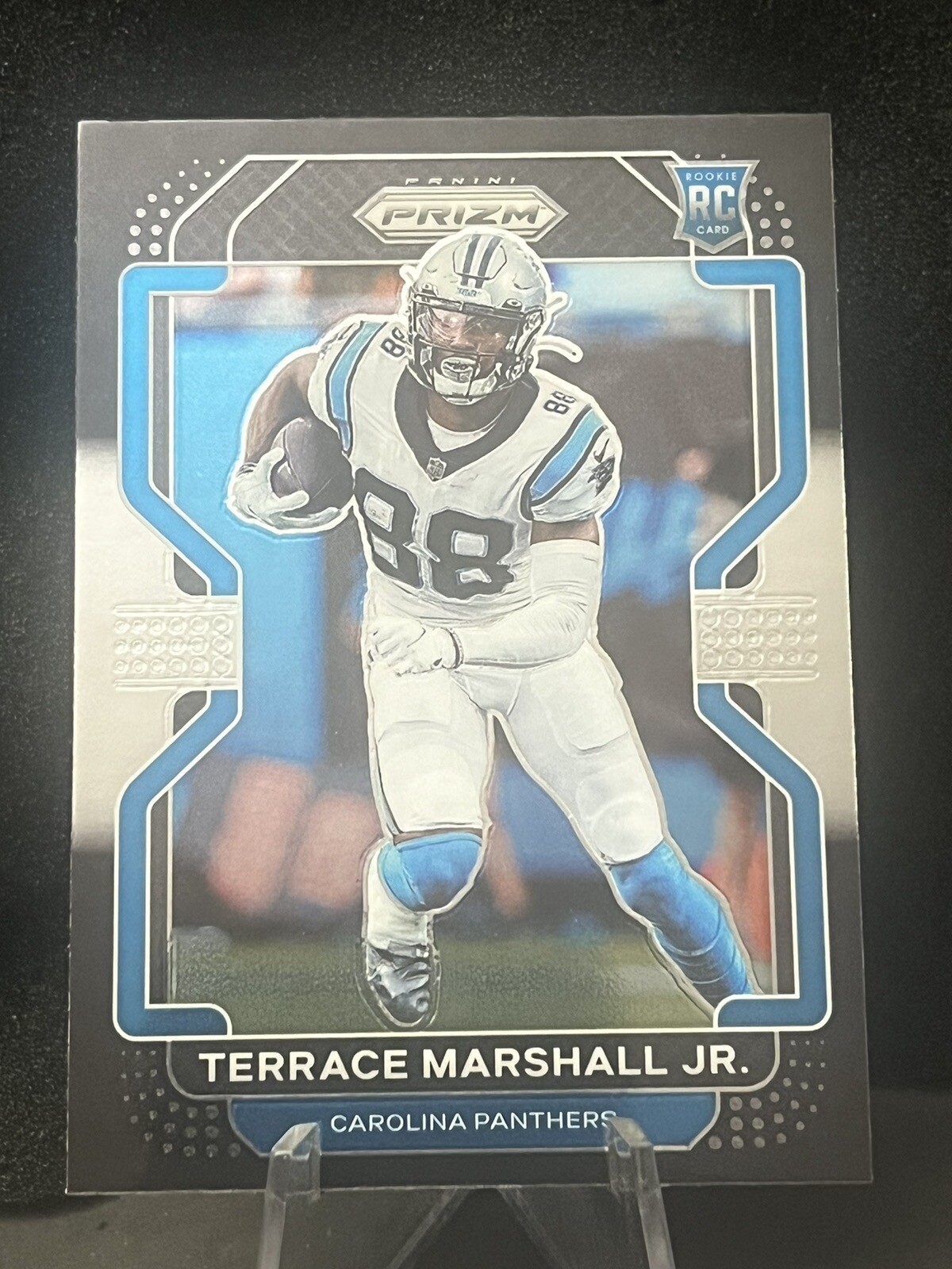 Terrace Marshall Jr. 2021 Panini Chronicles Prizm Black Football RC Rookie PB-13