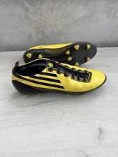Adidas F50 Adizero FG Yellow Black Football Cleats Soccer Boots US11 UK10 1/2