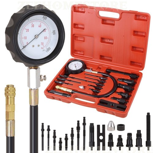 Diesel Engine Cylinder Pressure Compression Test Tester Kit TDI CDI Auto Tool - Picture 5 of 13