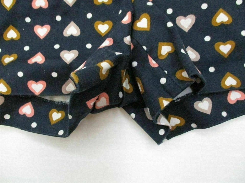 Pantalones Cortos para Mujer J.CREW #SHA1525 Algodón Lunares Estampado Corazón Azul Marino Foto 2 de 4