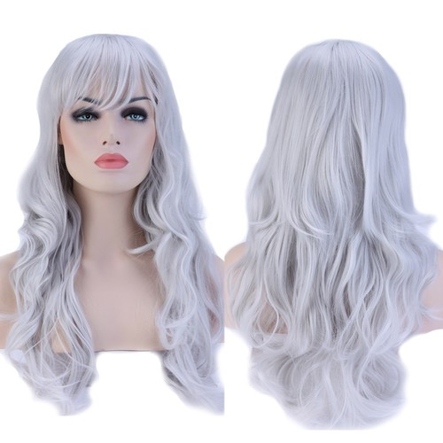 Lots Natural Hair Wig Women Long Straight Wavy Sexy Cosplay Daily Party Full Wig - Bild 21 von 46