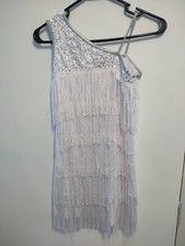 Balera Size SA White Tassel Dress