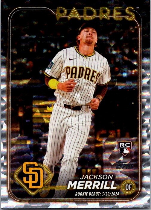 2024 Topps Update - Jackson Merrill - #US169 - Silver Crackle Foilboard