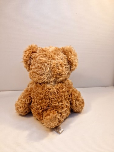 Brown Scruffy Teddy Bear with Bow Stuffed Cuddly Soft Plush Toy 33cm Korimco - Picture 5 of 8