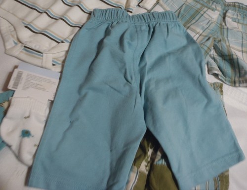 GYMBOREE My Little Peanut 0-3 Month Shorts Bodysuit Socks Pants Outfit NWT - Picture 4 of 10