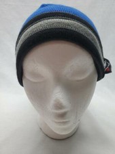 Obermeyer Kids Loop Knit Beanie Hat Olympic Blue Preschool S-M NEW