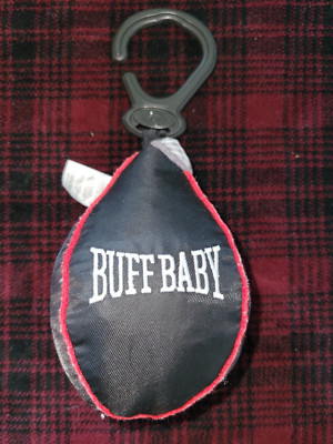 Buff Baby Black Speed Bag Crinkle Hanging Toy Baby Shower Genuine Fred