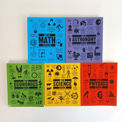 BIG IDEAS SIMPLY EXPLAINED Set of 5 Physics, Science, Math, Economics, Astronomy