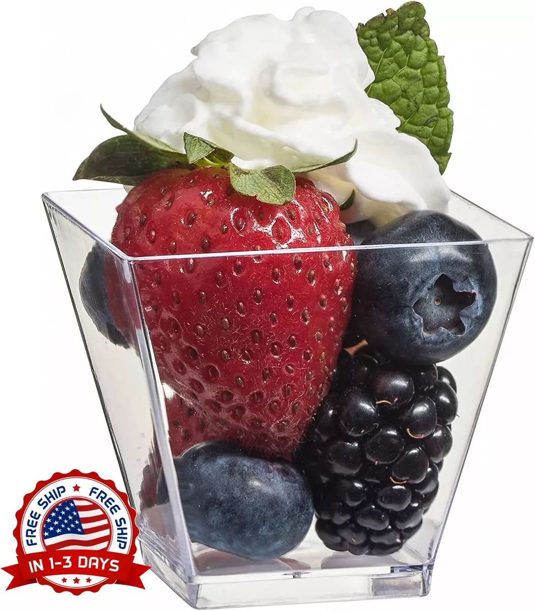 Postres en vasos desechables hot sale