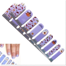 Jaysea Nails Kids Polish Strips Color Halloween Pumpkin Street Nail Art - B4G1!