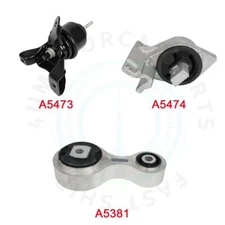 3pcs Engine Motor Transmission Mount For 06-09 Ford Fusion A5473 A5474 A5381