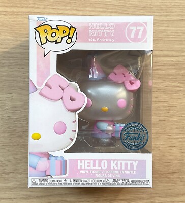 Funko Pop Hello Kitty With Present #77 (Box Damage) + Free Protector