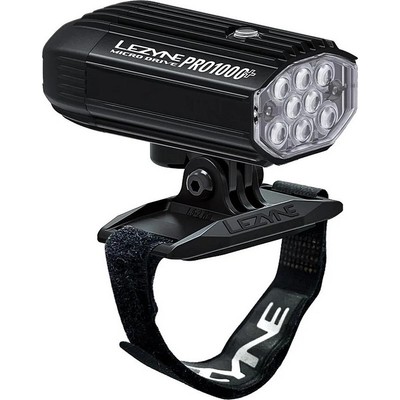 Lampada per Casco Lezyne Micro Drive Pro 1000+ Nero, Luce Bianca, 1000 Lumen, Au