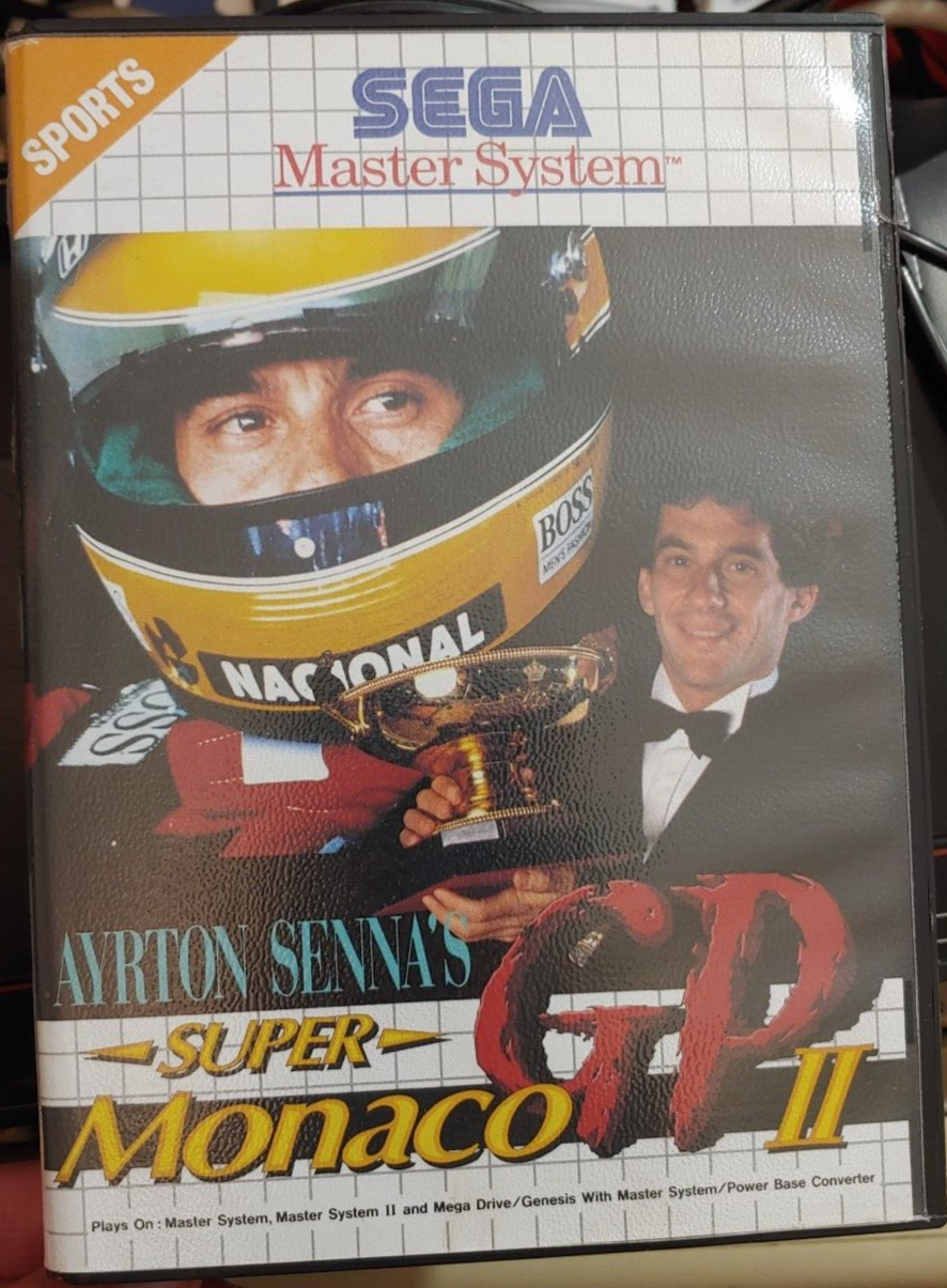 Super Monaco GP II (Sega 1992) Master System (Modul Box Manual) CIB working
