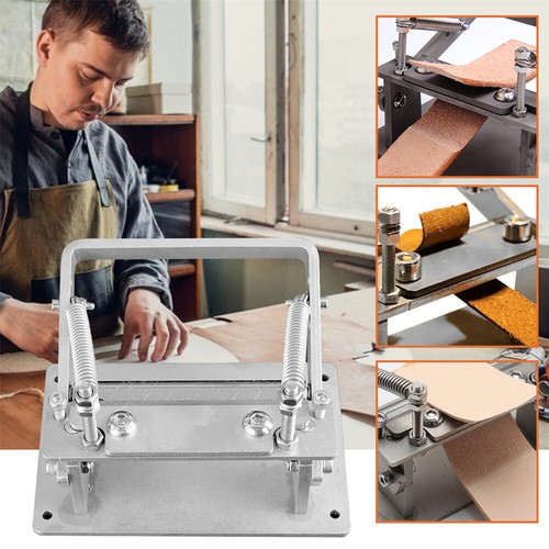 Manual Leather Splitter Machine DIY Leather Skiver Shovel Peeler Tool - Picture 3 of 6