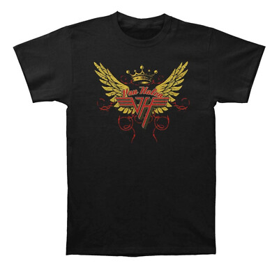 VAN HALEN cd lgo CROWN WITH WINGS Official SHIRT LRG New II diver warning first