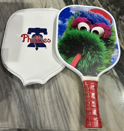 2024 Phillies SGA 9/9/24 - Phillie Phanatic Pickleball Paddle and Cover - NEW !!