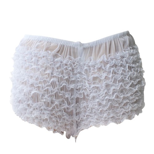 Womens Layered Lace Frilly Knickers Hot Shorts Ruffle Bloomers Boyshorts AU - Picture 22 of 22