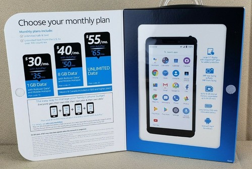 AT&T Prepaid AT&T RADIANT Core 16GB Prepaid Smartphone 5.5" Dark Grey SEALED - Picture 2 of 12