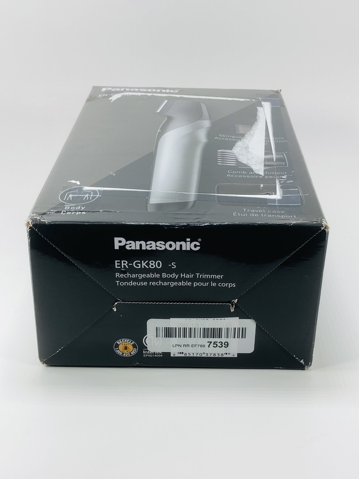 Panasonic Body Groomer for Men and Women Unisex Wet/Dry Cordless Electric (READ)