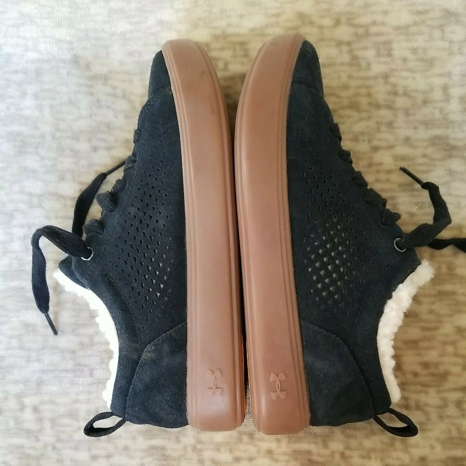 Under Armour Womens Capeside Sneaker Shearling Low Suede Blue US 6.5 EUR 37.5 thumbnail 4