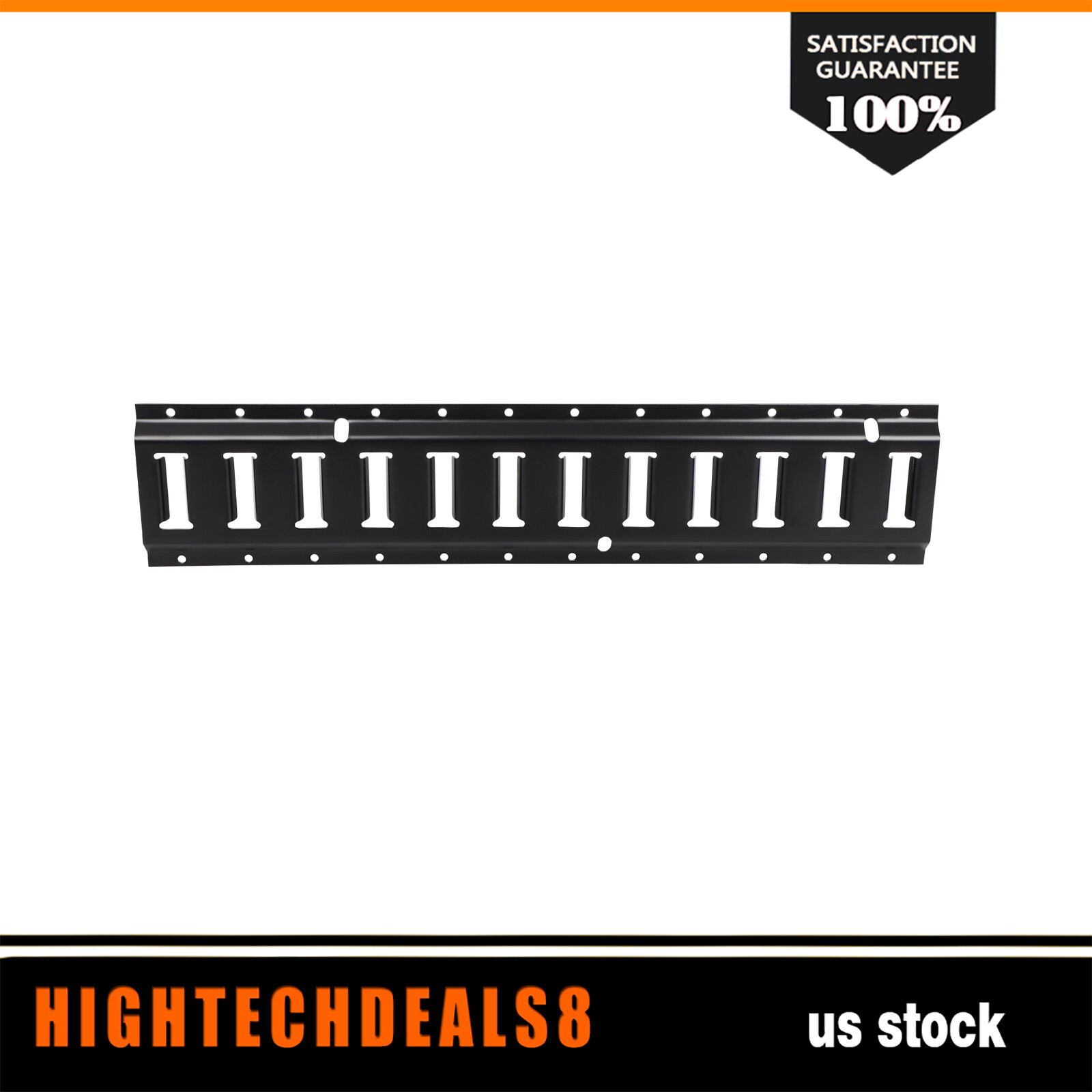 2 Pack 2ft E Track Tie Down Rails System Steel Horizontal 2' E Track for Trailer
