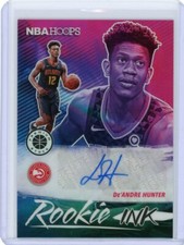 2019-20 Panini Hoops Premium Stock Rookie Ink Autograph #RI-DAH De'Andre Hunter