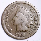 1865 INDIAN HEAD CENT G/VG FREE SHIPPING LOWEST PRICES ON THE BAY
