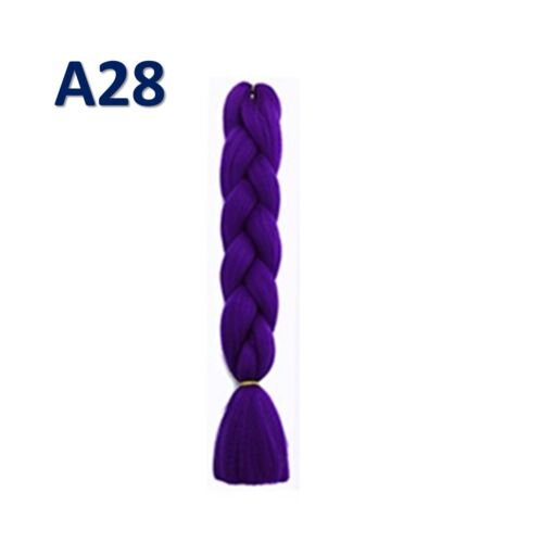 60cm Hair Extensions JUMBO Braiding Hair Synthetic Fiber Crochet Braid Kanekalon - Picture 30 of 31