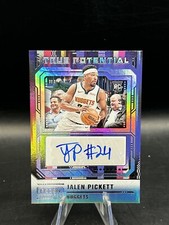 2023-24 Recon Basketball True Potential Jalen Pickett Auto #PKT /149 RC Nuggets