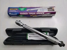 Pittsburgh Clicker Torque Wrench 02696 1/4" Drive 20-200 in. lbs Open Box Unused