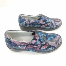 ALEGRIA Lauryn LAU-885 Feather Shoes Comfort Shoes Slip On Loafers Size 37 US 6