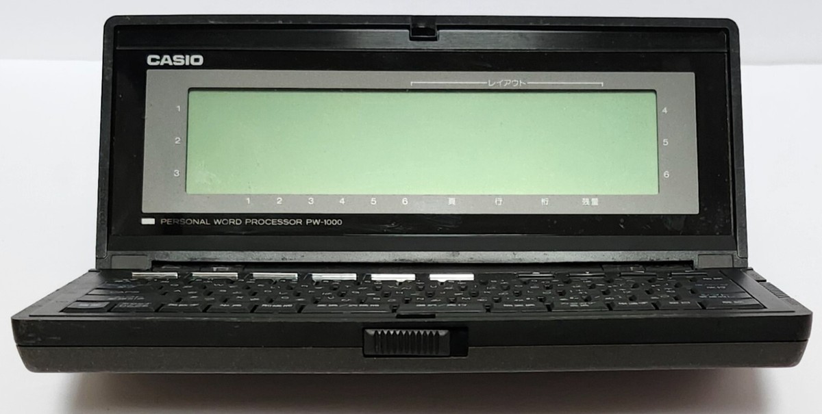 CASIO PERSONAL WORD PROCESSOR G-98☆品