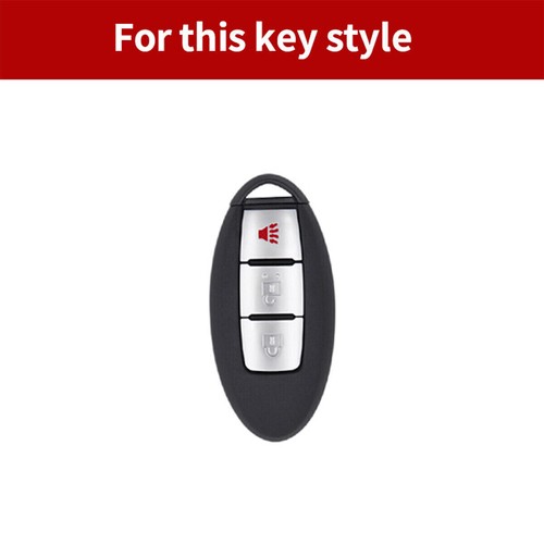 Full Suede Covered Key Fob Remote Protector Holder Cover Case For Infiniti QX60 - Picture 7 of 10
